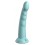 Gode silicone Slim Seven 18 x 3.6cm Turquoise