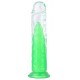 Gode transparent Jellis S 17 x 3.3cm Vert 