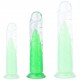 Gode transparent Jellis M 18 x 3.8cm Vert
