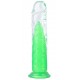 Gode transparent Jellis L 19 x 4cm Vert 