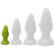 Plug silicone Monster Spike S 8 x 3.5cm Vert 