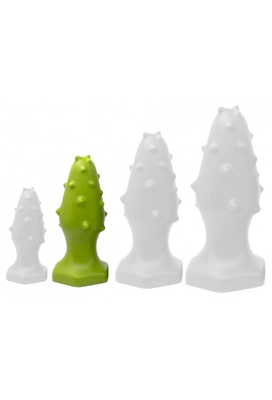 Plug silicone Monster Spike M 12 x 4.5cm Vert 