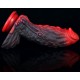 Gode Dragon Yong 15 x 5.5cm Noir-Rouge 