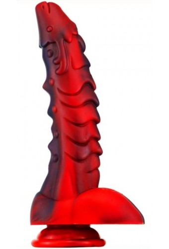 Gode Dragon Sarkan 19 x 4.5cm Noir-Rouge 