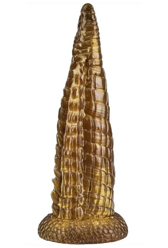 Gode monster Dicknosaur S 18 x 5cm Doré 