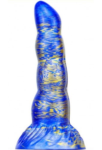 Gode Fantasy Scopio 17 x 5cm Bleu-Doré 