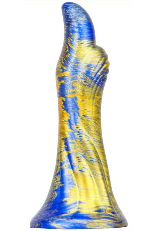 Gode Fantasy Dukix 12 x 3.5cm Bleu-Doré 