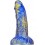 Gode Fantasy Gentax 16 x 5cm Bleu-Doré