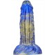 Gode Fantasy Gentax 16 x 5cm Bleu-Doré 