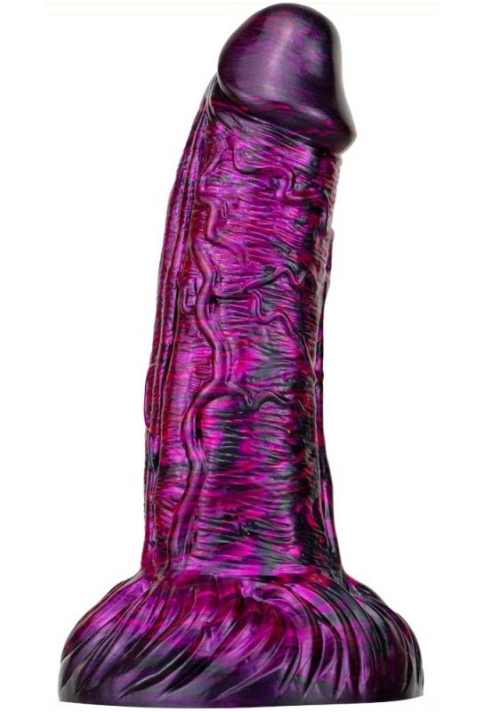 Gode Fantasy Gentax 16 x 5cm Violet-Noir 