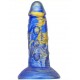 Gode Fantasy Bulstrix 15 x 5.5cm Bleu-Doré 