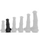 Gode Horse Centaura M 16 x 5.5cm Noir