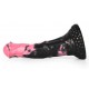 Gode Pirulf 18 x 5cm Noir-Rose 