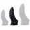Gode Phen M 18 x 7.5 cm Noir