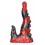 Gode Bukolix 16 x 5cm Noir et Rouge