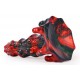 Gode Hortarix 19 x 5.5cm Noir et Rouge 