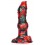 Gode Florix 20 x 7cm Noir et Rouge