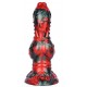 Gode Florix 20 x 7cm Noir et Rouge 