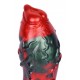 Gode Florix 20 x 7cm Noir et Rouge 