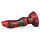 Gode Florix 20 x 7cm Noir et Rouge 