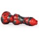 Gode Florix 20 x 7cm Noir et Rouge 