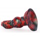 Gode Florix 20 x 7cm Noir et Rouge 