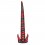 Gode Doturix 40 x 5cm Noir et Rouge