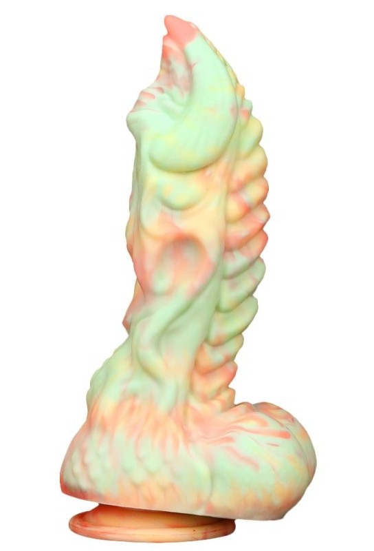Gode Monster Rutuk 17 x 6 cm Rose-vert 