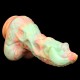 Gode Monster Rutuk 17 x 6 cm Rose-vert 