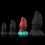 Gode Red Worm L 14 x 7cm