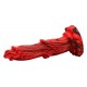 Gode Turtmouth 20 x 5.7cm Rouge 