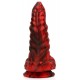 Gode Fantasy Hybrixis 18 x 6.3cm Rouge et Noir 