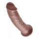 Gode King Cock 22 x 5.3 cm Marron 