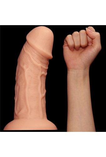 Gode réaliste Curved 20 x 6.5 cm 