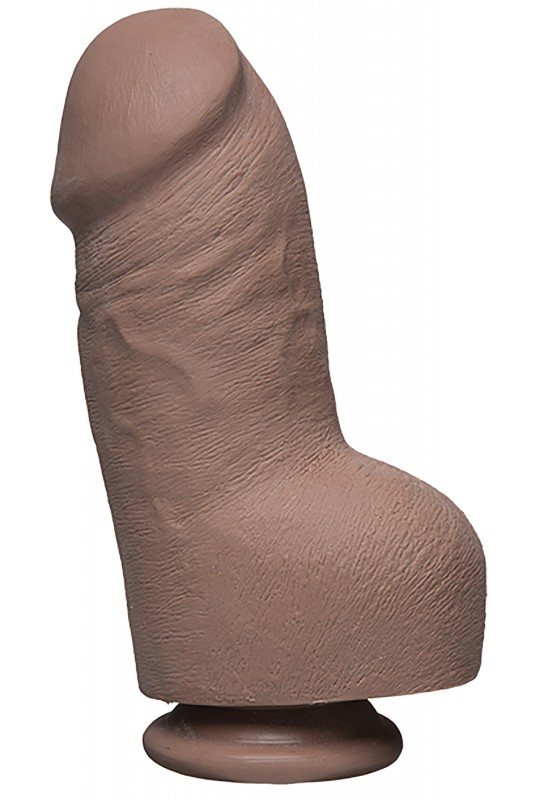 Gode réaliste Fat D UltraSkyn 14 x 7 cm Caramel 