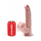 Gode réaliste 3D Cock Swinging Balls 18 x 5 cm 