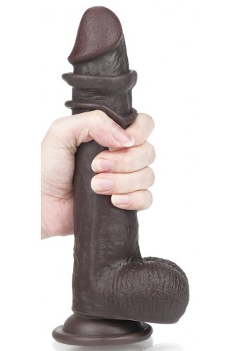 Gode Sliding Skin 17 x 4.2cm Marron 