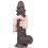 Gode Sliding Skin 17 x 4.2cm Marron