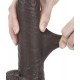 Gode Sliding Skin 17 x 4.2cm Marron 