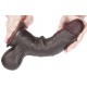Gode Sliding Skin 15 x 4.8 cm Marron 