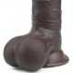 Gode Sliding Skin 15 x 4.8 cm Marron 