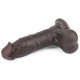 Gode Sliding Skin 15 x 4.8 cm Marron 