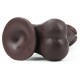 Gode Sliding Skin 15 x 4.8 cm Marron 