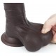 Gode Sliding Skin 15 x 4.8 cm Marron 