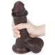Gode Sliding Skin 15 x 4.8 cm Marron 