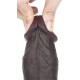 Gode Sliding Skin 15 x 4.8 cm Marron 