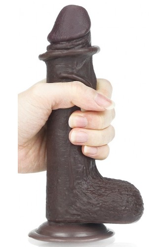 Gode Sliding Skin 13 x 3.5cm Marron 
