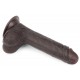 Gode Sliding Skin 13 x 3.5cm Marron 