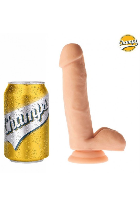 Gode réaliste Smoothy Champs 14 x 3.7cm 
