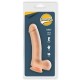 Gode réaliste Curly Champs 16 x 4cm 